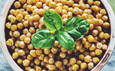 Oven baked chickpeas